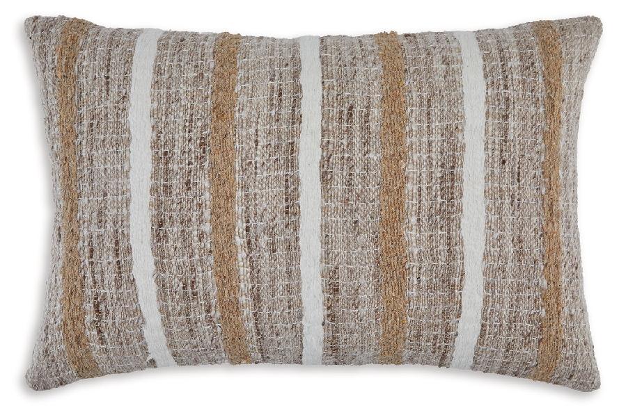 Image of Benish - Pillow (Set of 4) - Tan / Brown / White