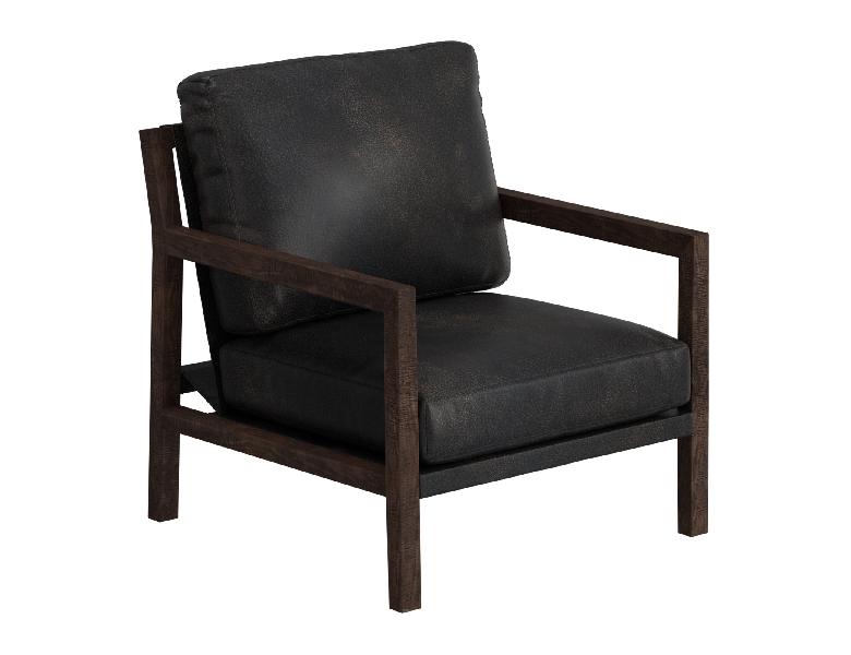 Image of Milan II - Armchair - Licorice