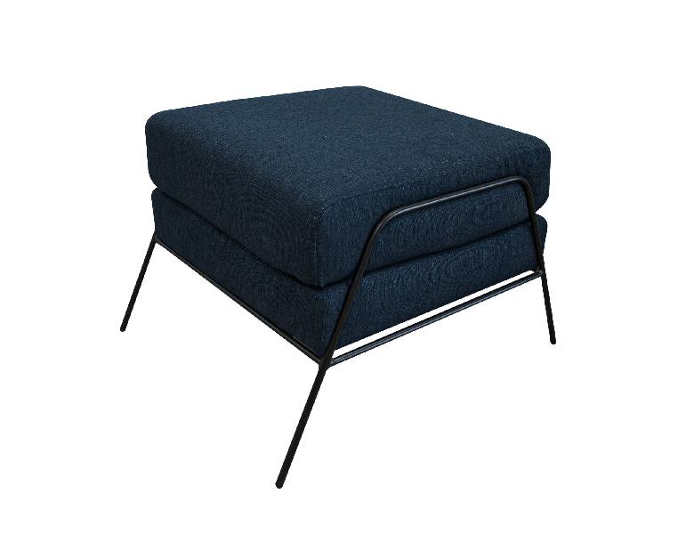 Image of Tyne - Ottoman - Midnight Blue