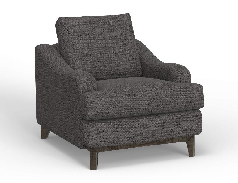 Image of Alfa - Arm Chair - Iron Gray