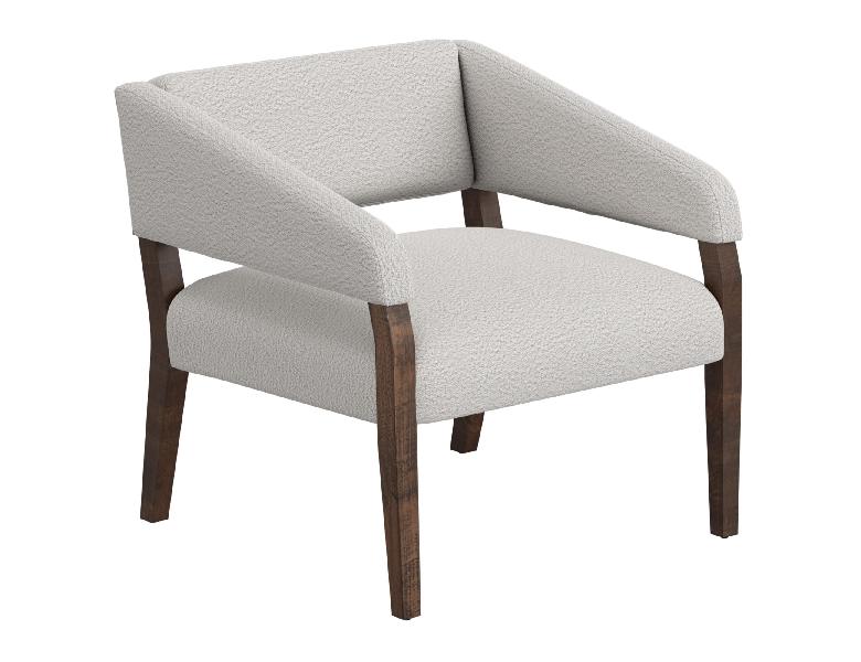 Image of Murcia - Fabric Arm Chair - Light Cream