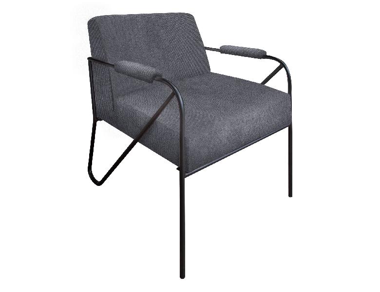 Image of Lotus - Arm Chair - Iron Gray