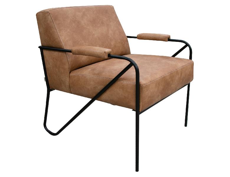 Image of Lotus - Arm Chair - Caramel Color