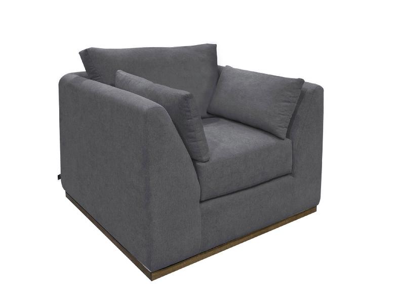 Image of Vallarta - Arm Chair - Iron Gray