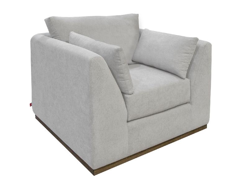 Image of Vallarta - Arm Chair - Agreeable Gray