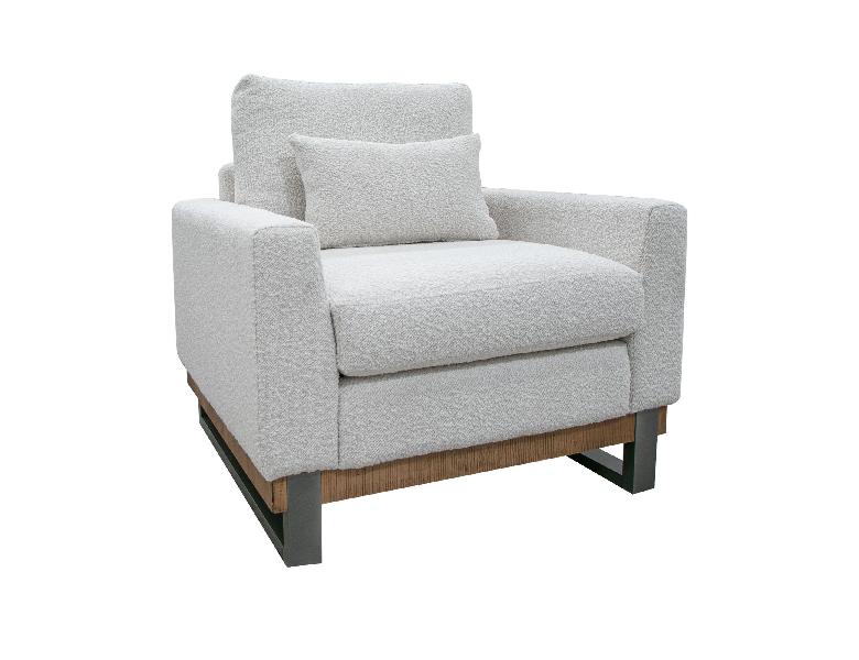 Image of Mita - Arm Chair - Light Cream