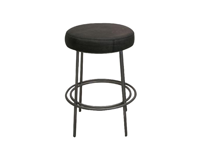 Image of Frida - Metal Stool - Carbon Black