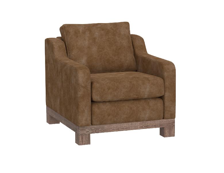 Image of Samba - Armchair - Camel Brown
