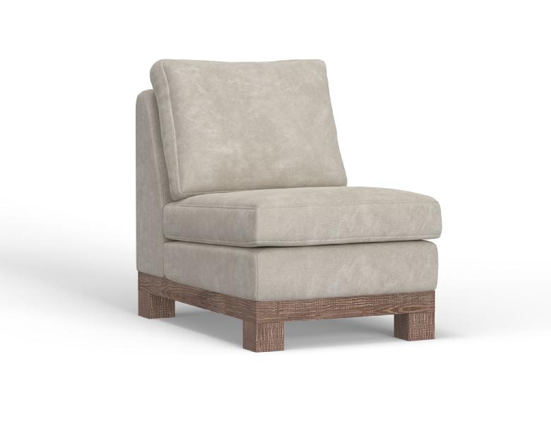 Image of Samba - Armless Chair - Marfil
