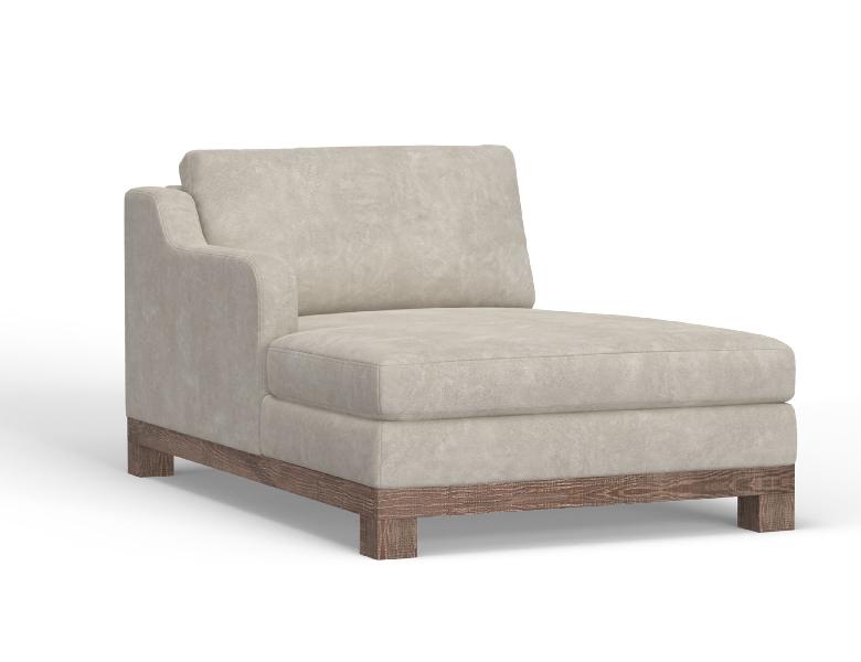 Image of Samba - Sectional Left Chaise - Marfil