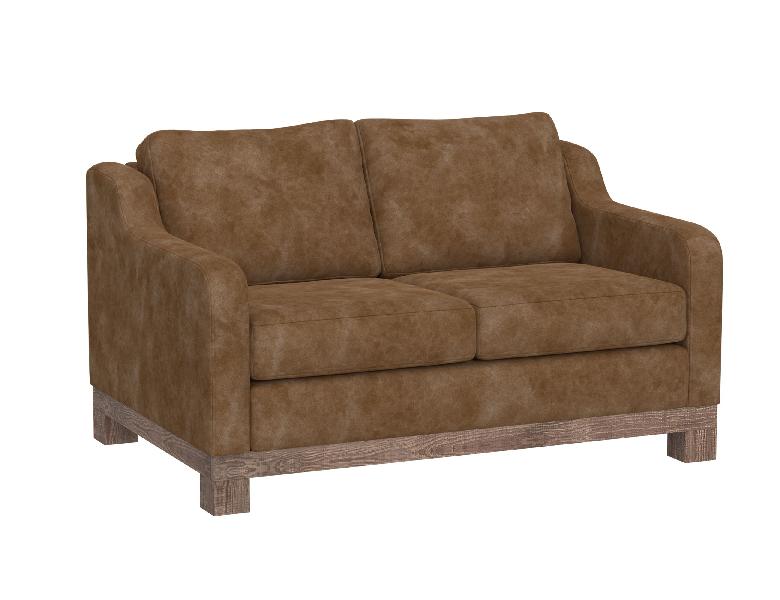 Image of Samba - Loveseat - Camel Brown