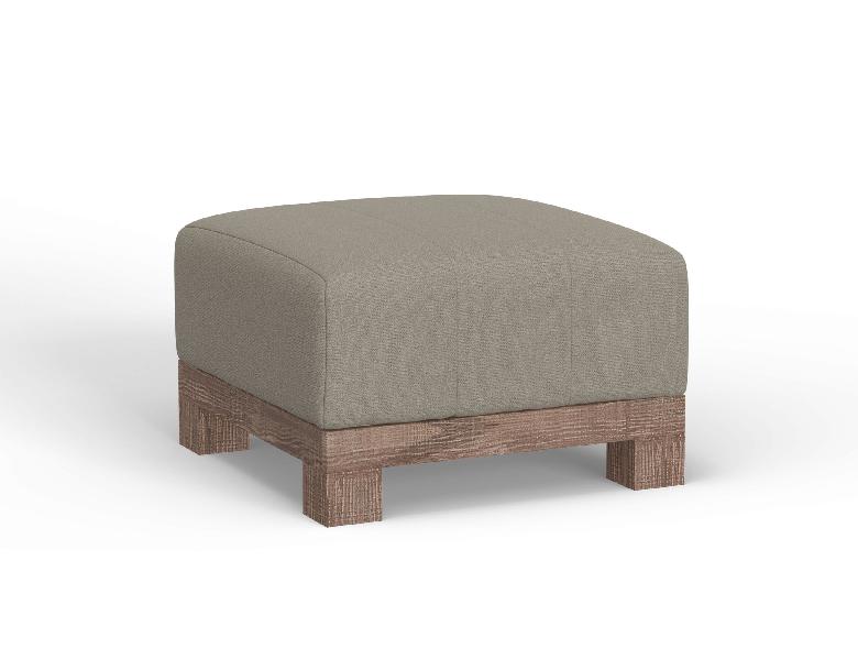 Image of Samba - Ottoman - Almond Gray
