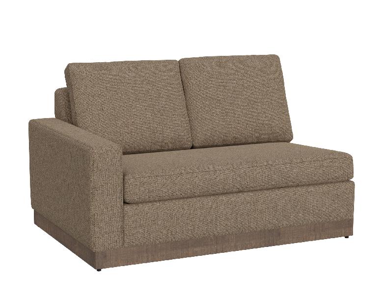 Image of Georgia - Loveseat - Camel Brown