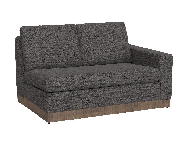 Image of Georgia - Loveseat - Iron Gray