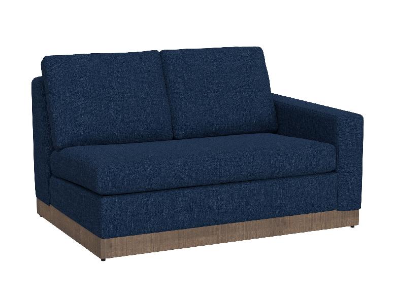 Image of Georgia - Loveseat - Midnight Blue