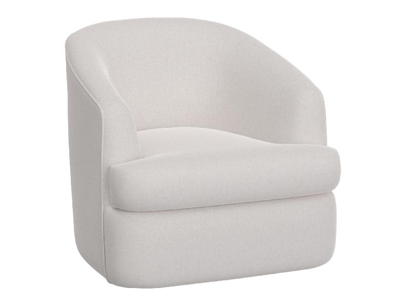 Image of Tumbi - Swivel Accent Chair - Towny Brown