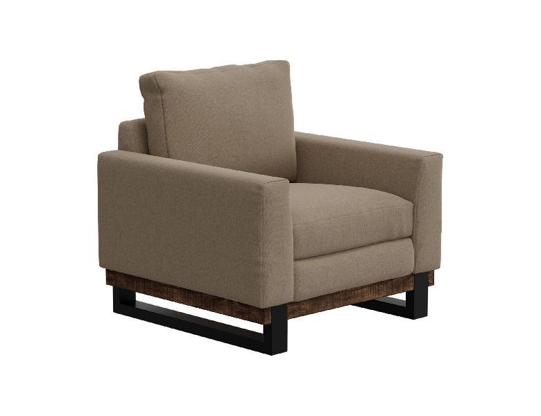 Image of Blackburn - Armchair - Brown Camel