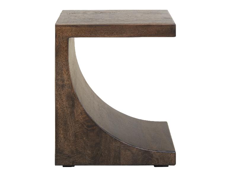 Image of Mezquite - Chairside Table - Dark Brown