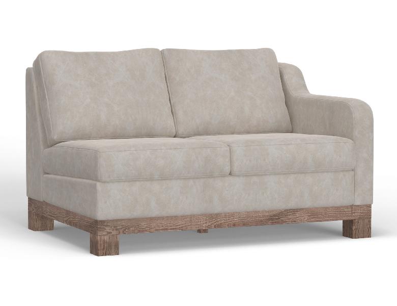 Image of Samba - Sectional Right-Arm Loveseat - Marfil