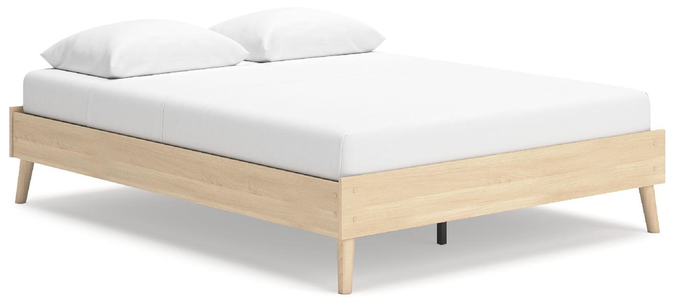 Image of Cabinella - Queen Platform Bed - Tan