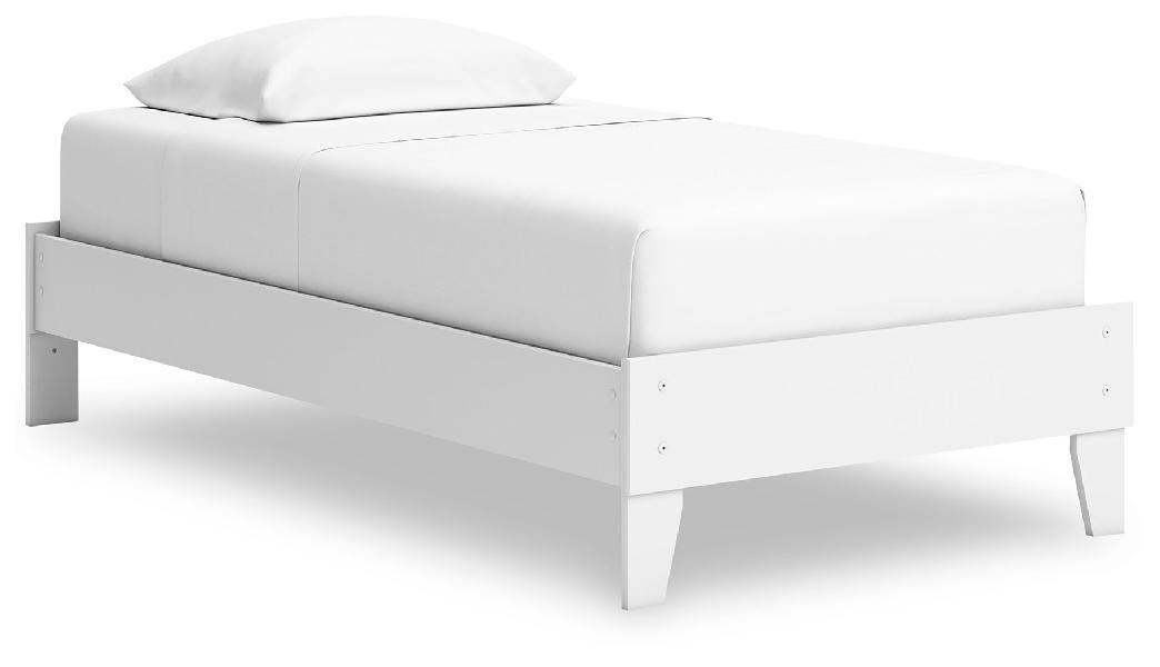 Image of Hallityn - Twin Platform Bed - White
