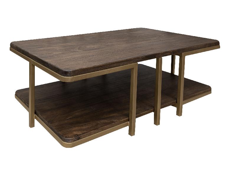 Image of Onix - Cocktail Table - Mahogany Brown