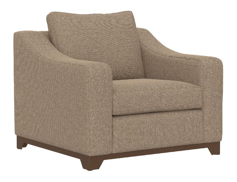 Image of Natural Parota - Armchair - Brown Camel