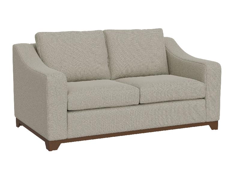 Image of Natural Parota - Loveseat - Almond Gray