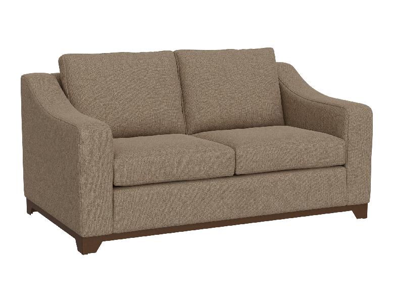 Image of Natural Parota - Loveseat - Brown Camel