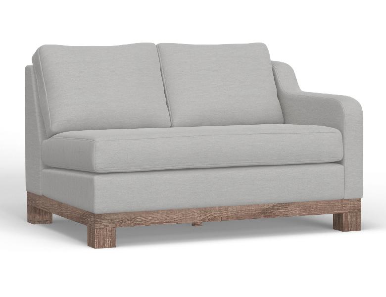 Image of Samba - Right-Arm Loveseat - Ecru Beige