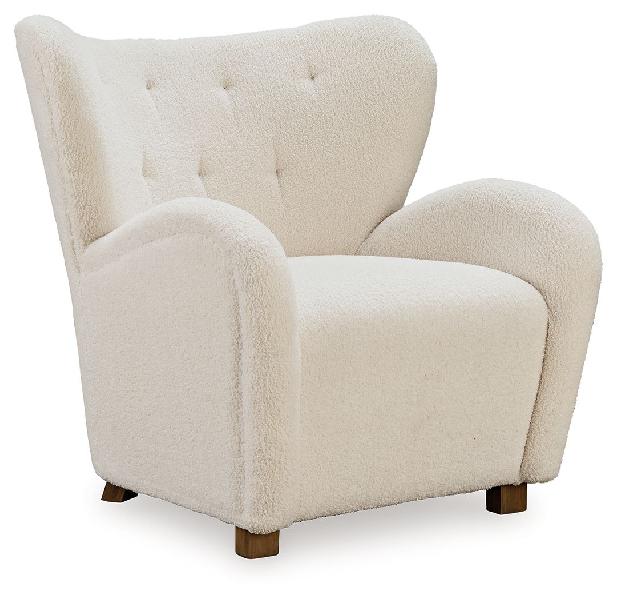 Image of Larbell - Accent Chair - Ecru
