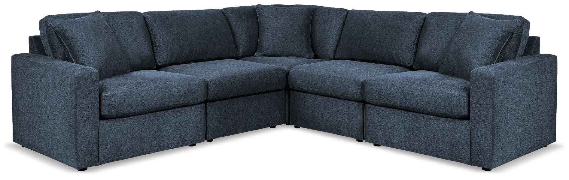 Image of Modmax - 5-Piece Sectional - Ink