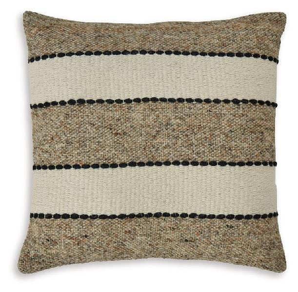 Image of Rueford - Pillow (Set of 4) - Brown / Black / Natural