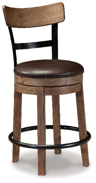 Image of Pinnadel - UPH Swivel Barstool  - Light Brown