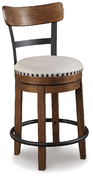 Image of Valebeck - UPH Swivel Barstool  - Brown