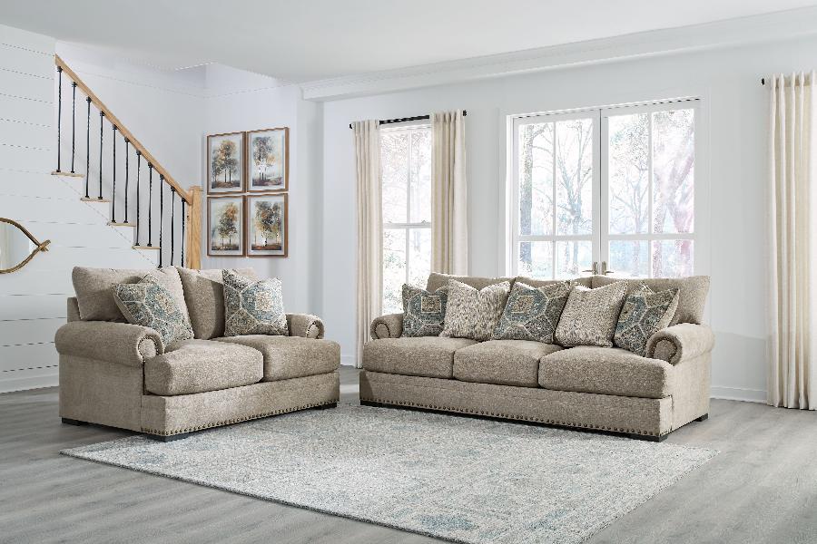 Image of Galemore - 2 Pc. - Sofa, Loveseat - Quarry