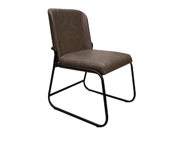 Image of Seating - Upholstered Chair - Chocolate Brown