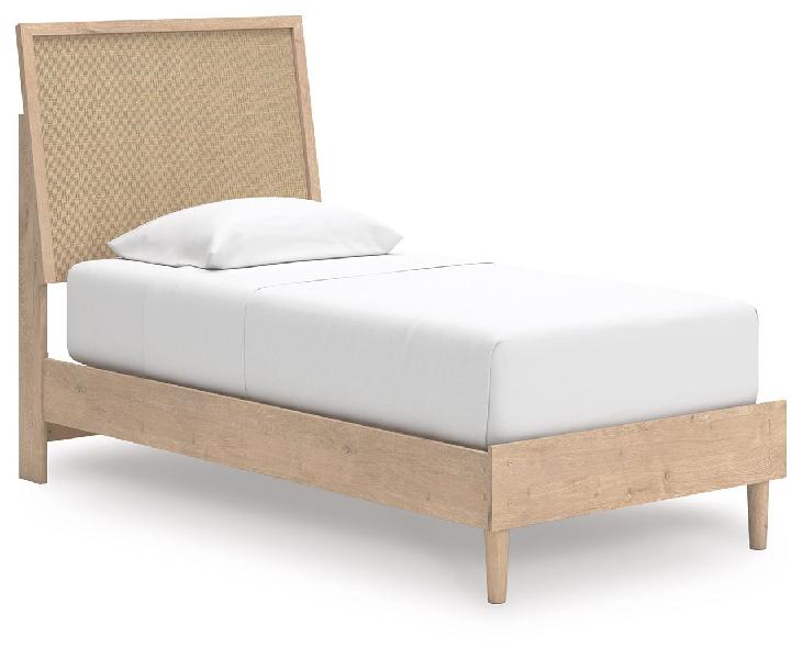 Image of Cielden - Twin Panel Bed - Two-Tone