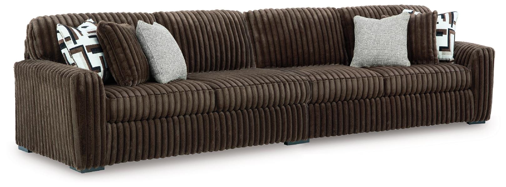 Image of Midnight-Madness - 2-Piece Sectional - Chocolate