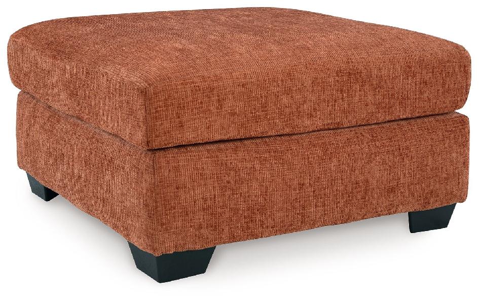 Image of Aviemore - Oversized Accent Ottoman - Spice
