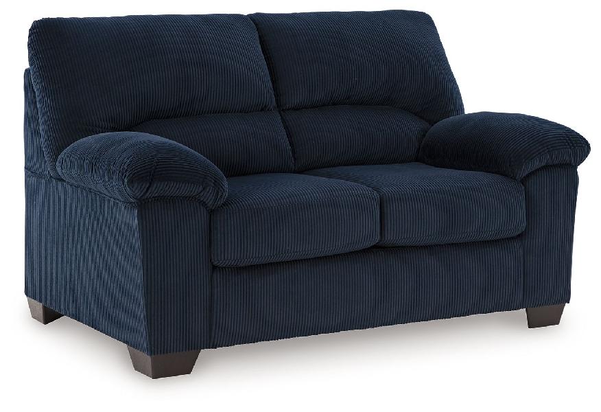 Image of SimpleJoy - Loveseat - Navy