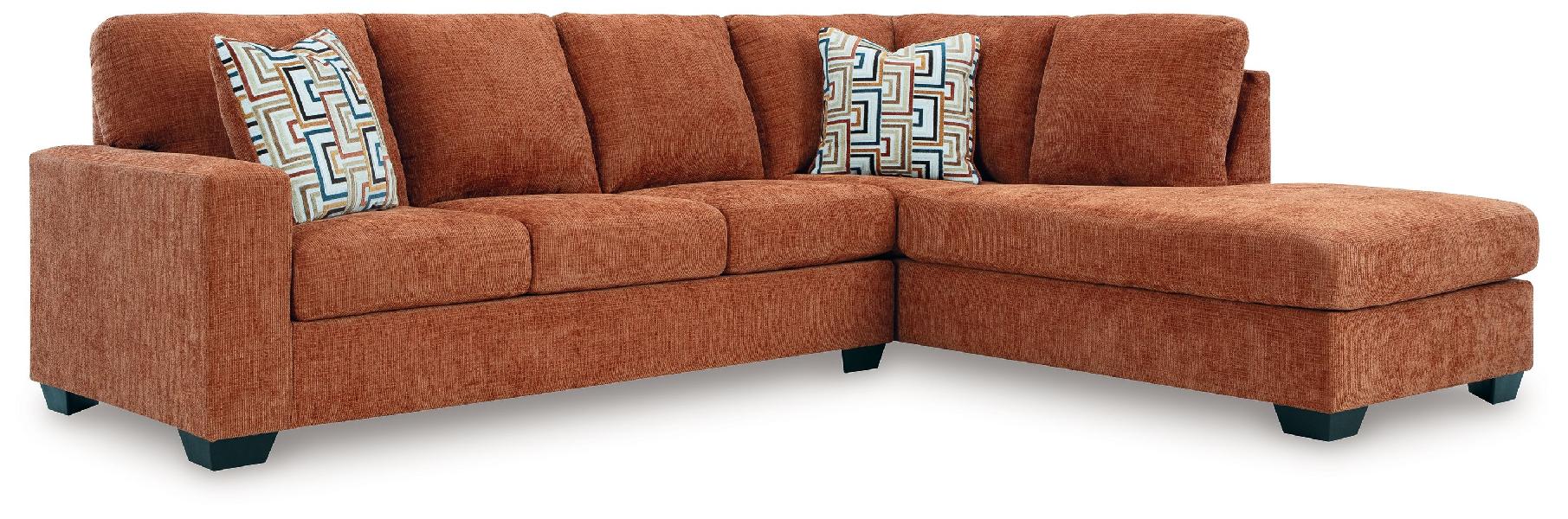 Image of Aviemore - 2-Piece Sectional With Raf Corner Chaise - Spice