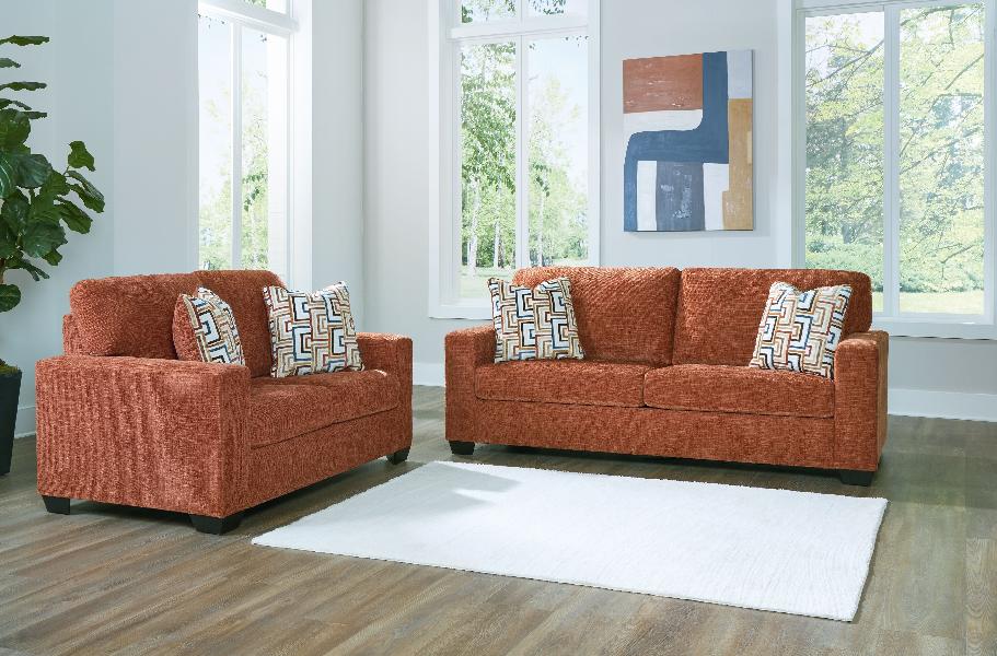 Image of Aviemore - 2 Pc. - Sofa, Loveseat - Spice