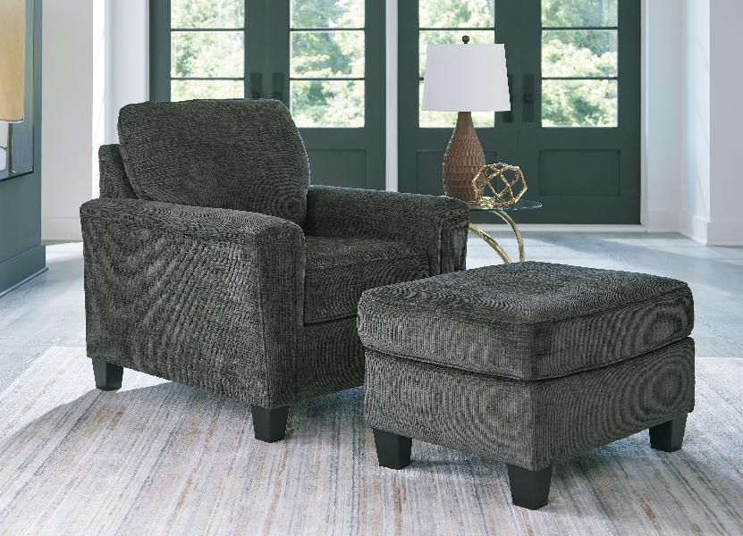 Image of Erinslane - 2 Pc. - Chair, Ottoman - Dusk