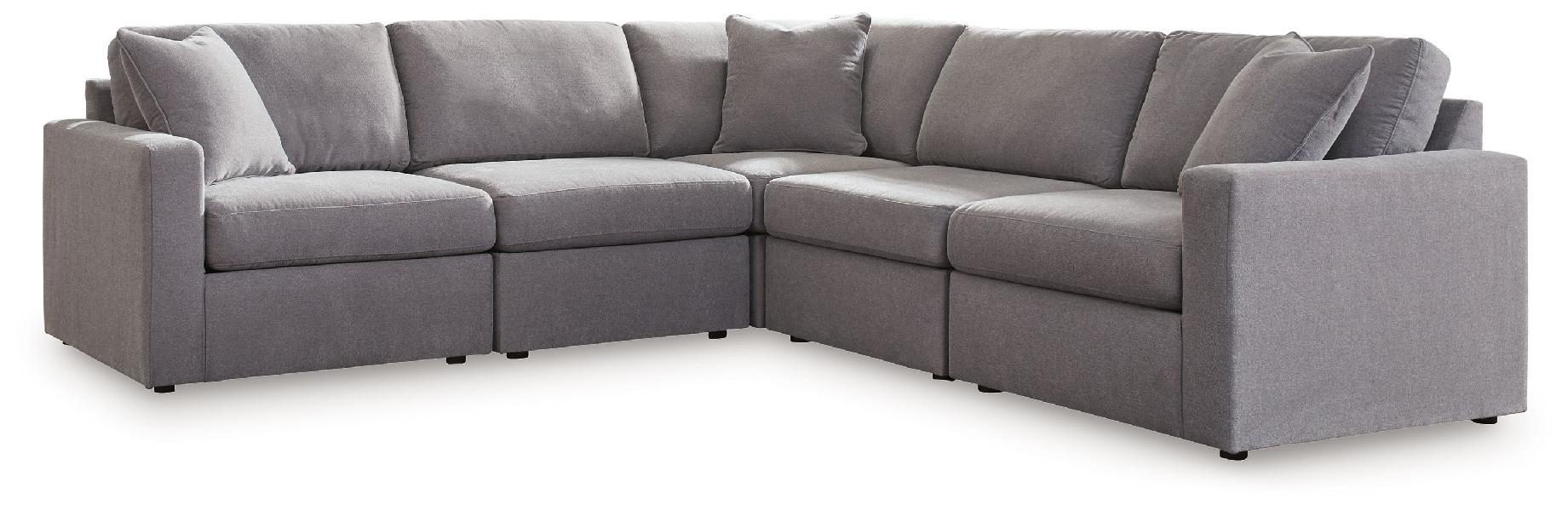 Image of Modmax - 5-Piece Sectional - Granite
