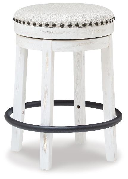 Image of Valebeck - UPH Swivel Stool  - White / Black