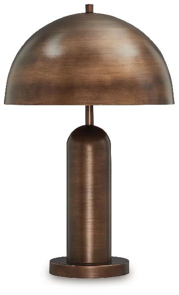 Image of Wendfield - Metal Table Lamp - Antique Copper Finish