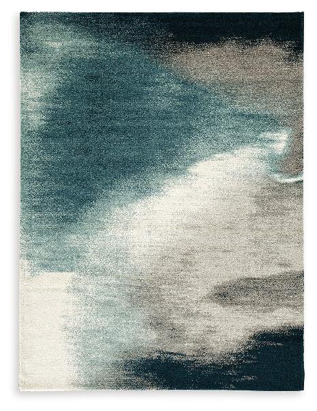 Image of Brentward - 8' x 10' Rug - Blue / Gray / Ivory