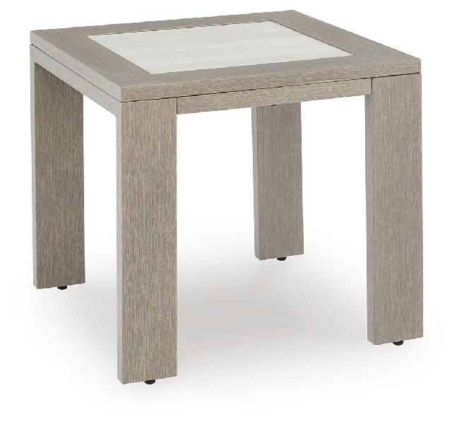 Image of Kimpton Isle - Square End Table - Brown