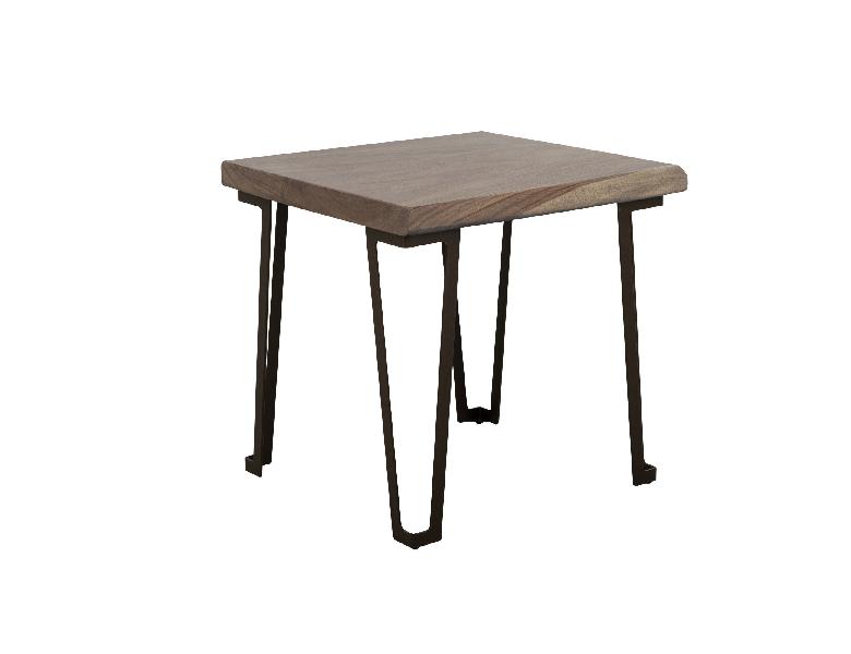 Image of Natural Parota - End Table - Brown